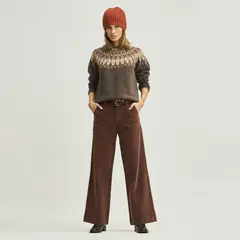 SAVILLE ROW - Pantalón Mujer Tiro Medio