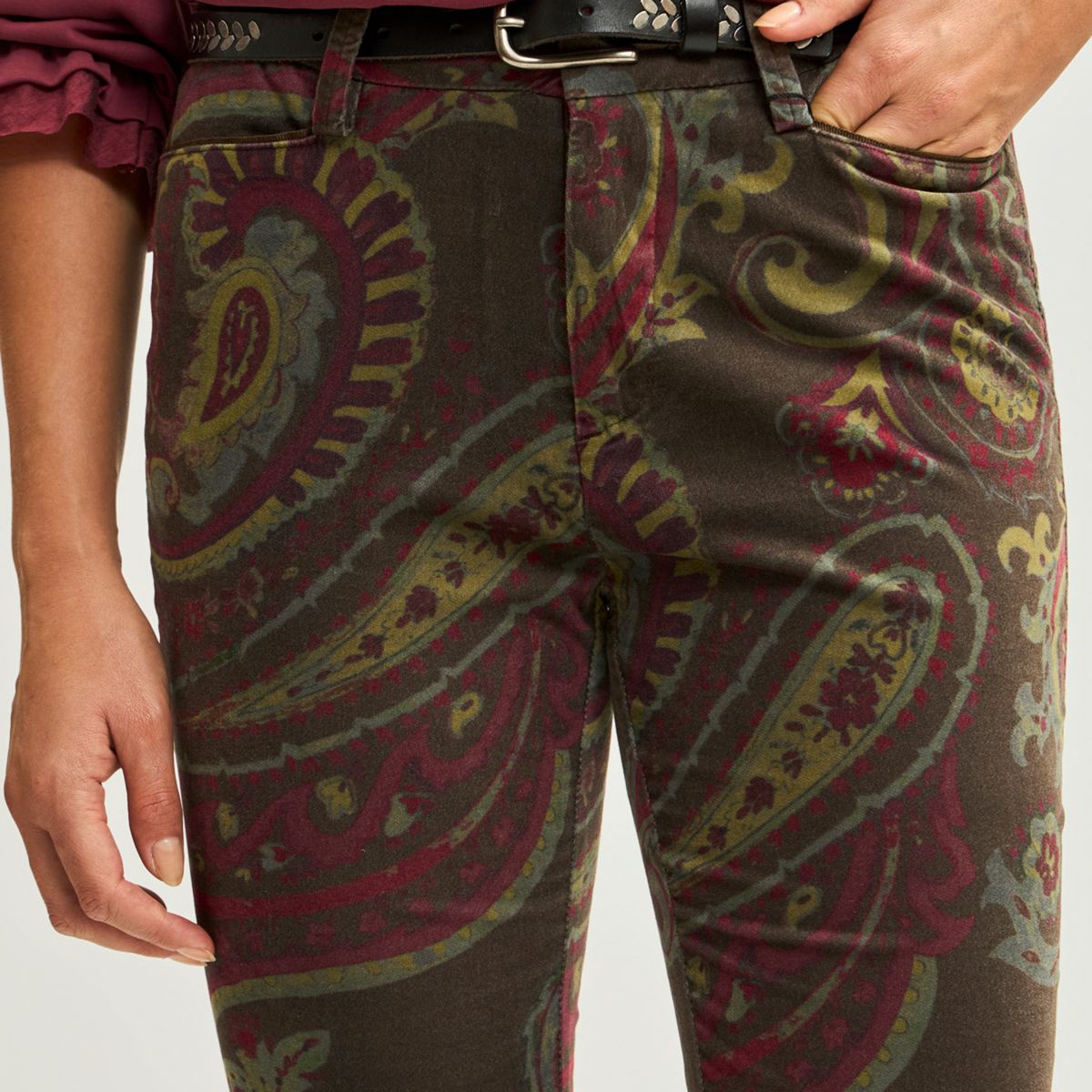 SAVILLE ROW - Pantalón Mujer Tiro Medio Saville Row