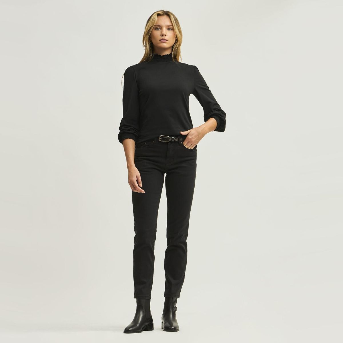 SAVILLE ROW - Pantalón Mujer Tiro Medio Saville Row