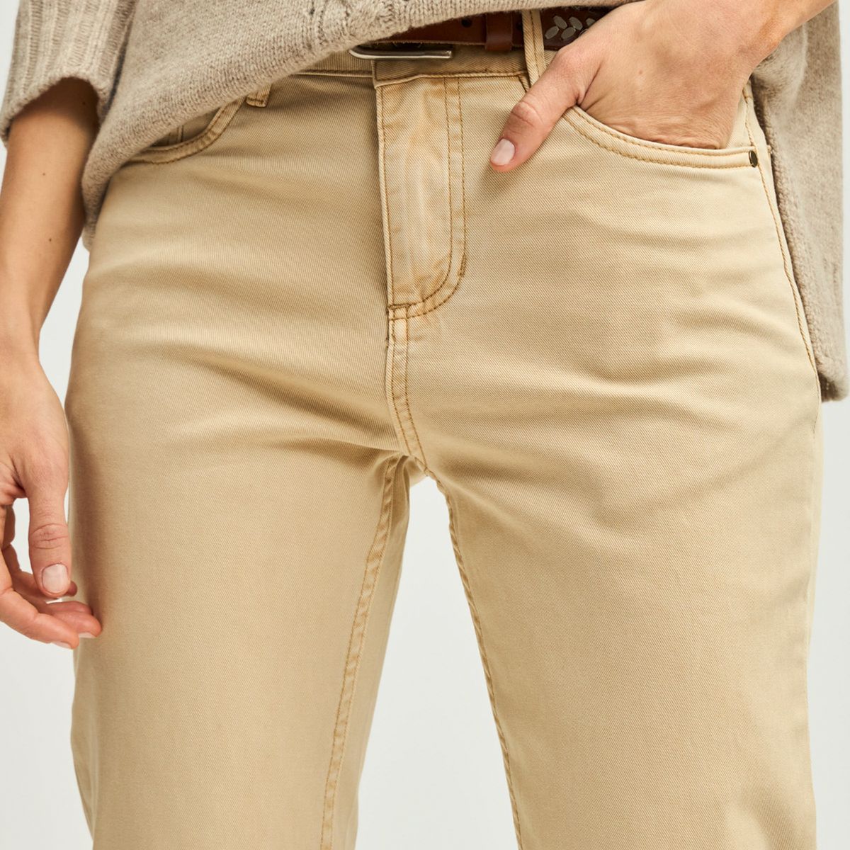 SAVILLE ROW - Pantalón Mujer Tiro Medio Saville Row