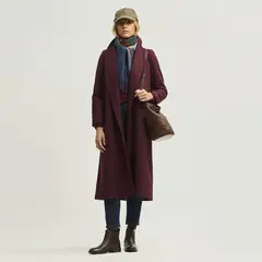 SAVILLE ROW - Abrigo Largo 100% Lana Saville Row