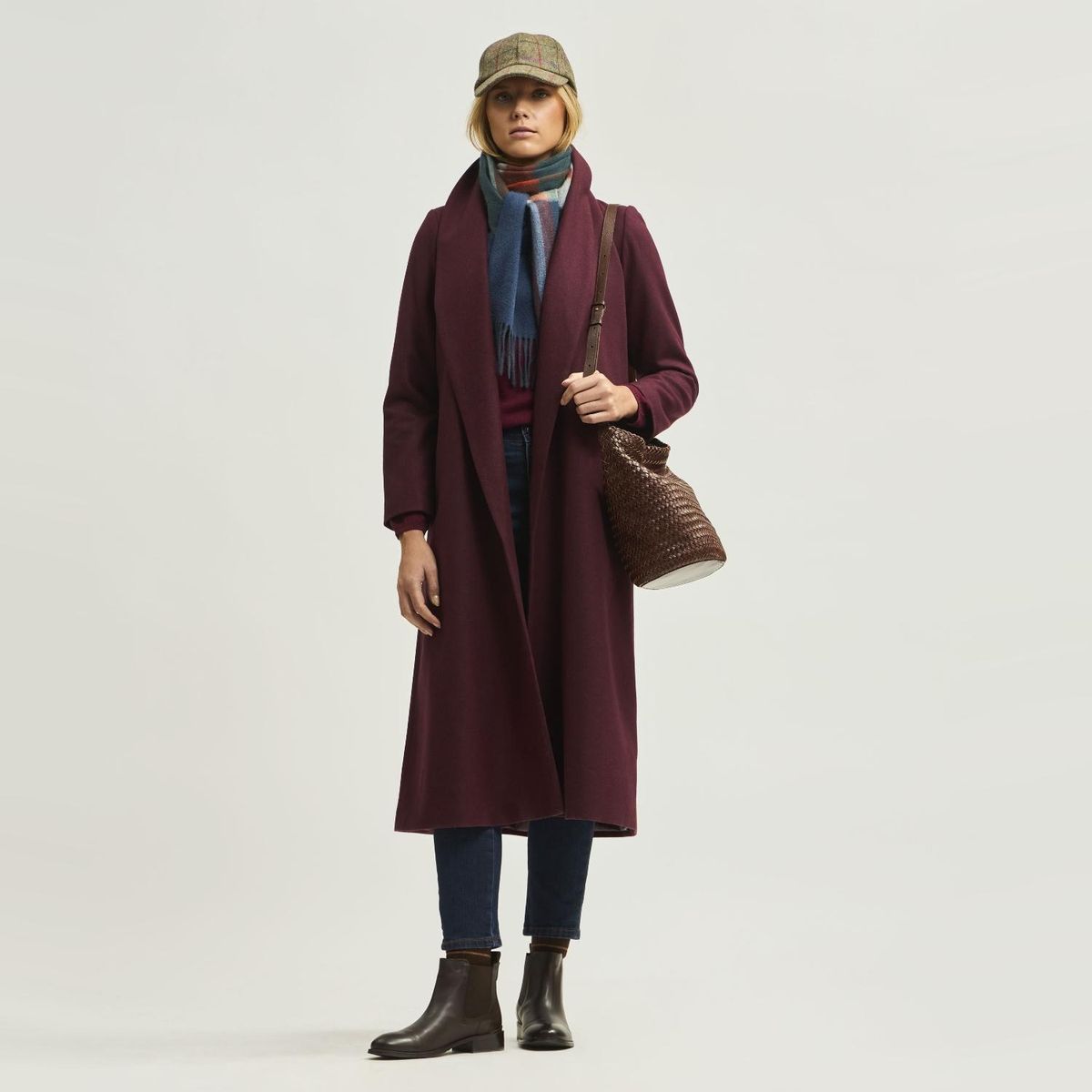 SAVILLE ROW - Abrigo Largo 100% Lana Saville Row