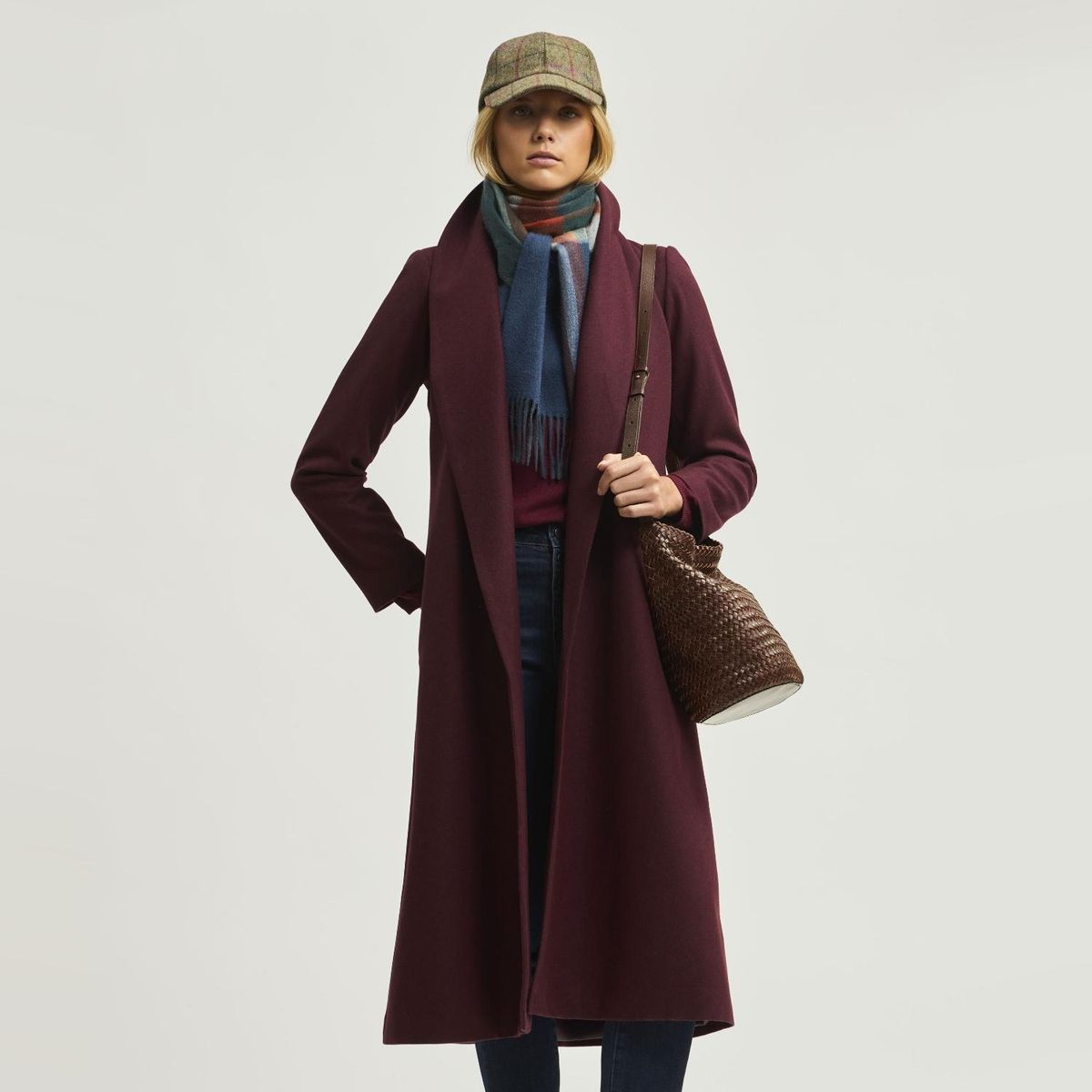 SAVILLE ROW - Abrigo Largo 100% Lana Saville Row