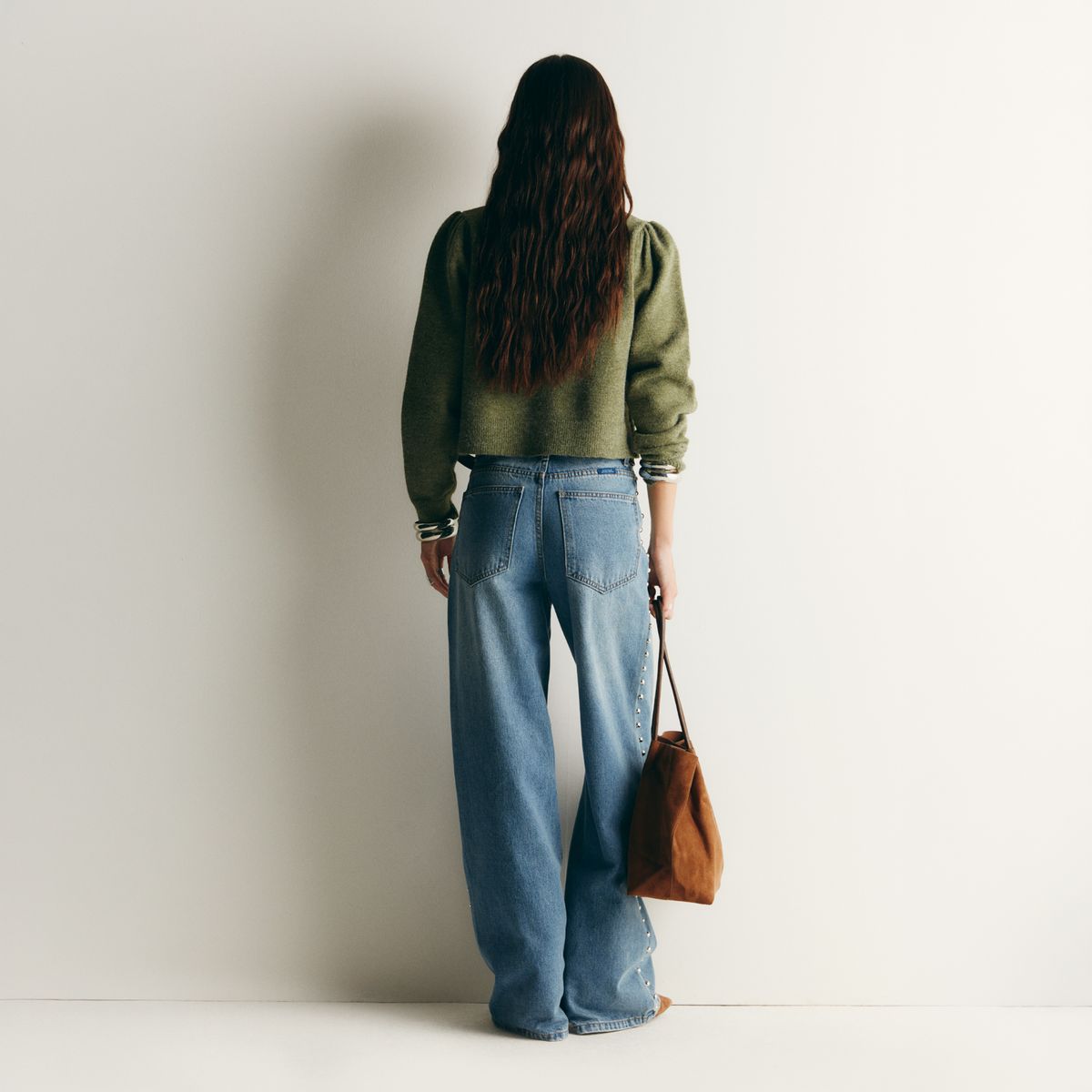 SAINTMALE - Jeans Dragon Tiro Medio Mujer Saintmale