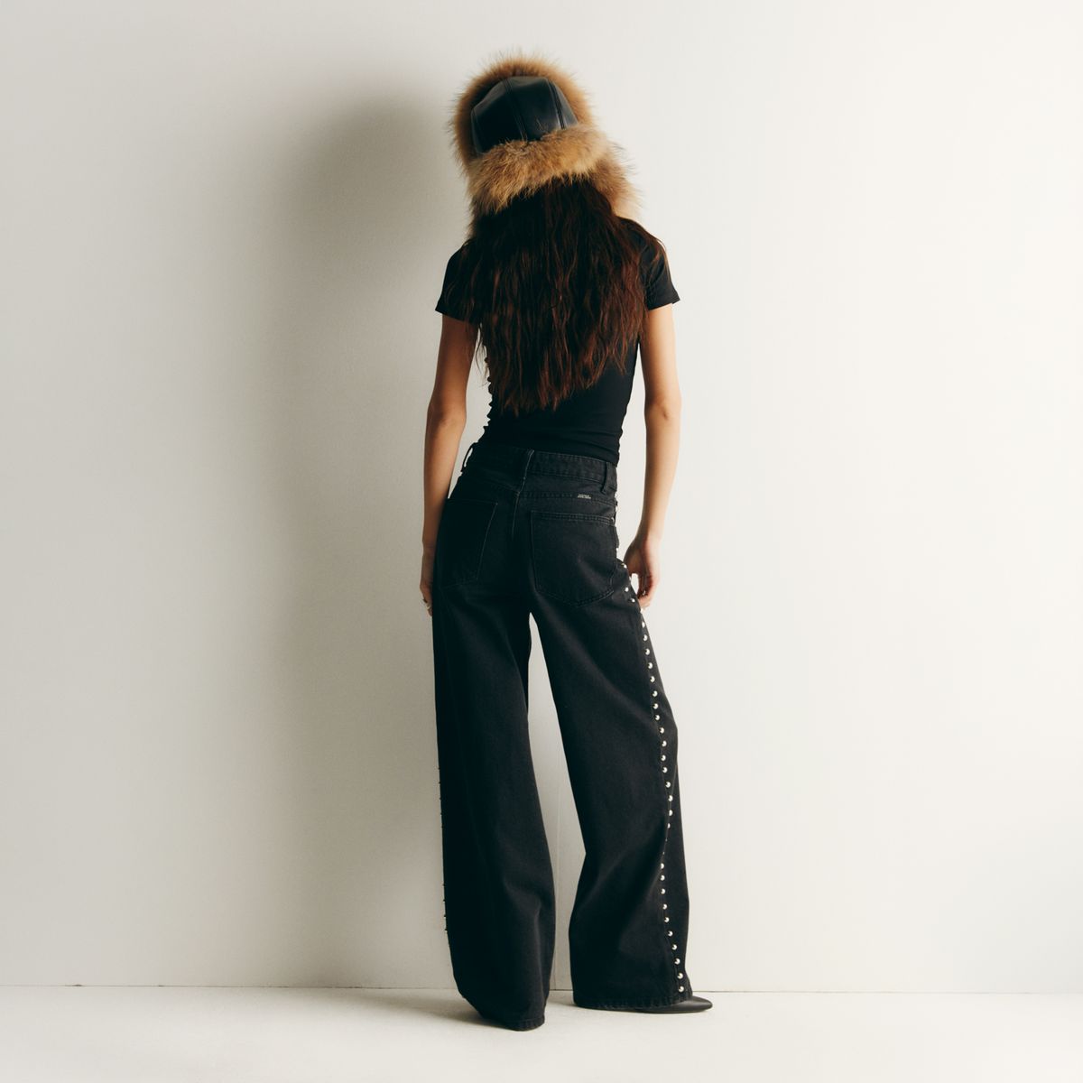 SAINTMALE - Jeans Dragon Tiro Medio Mujer Saintmale