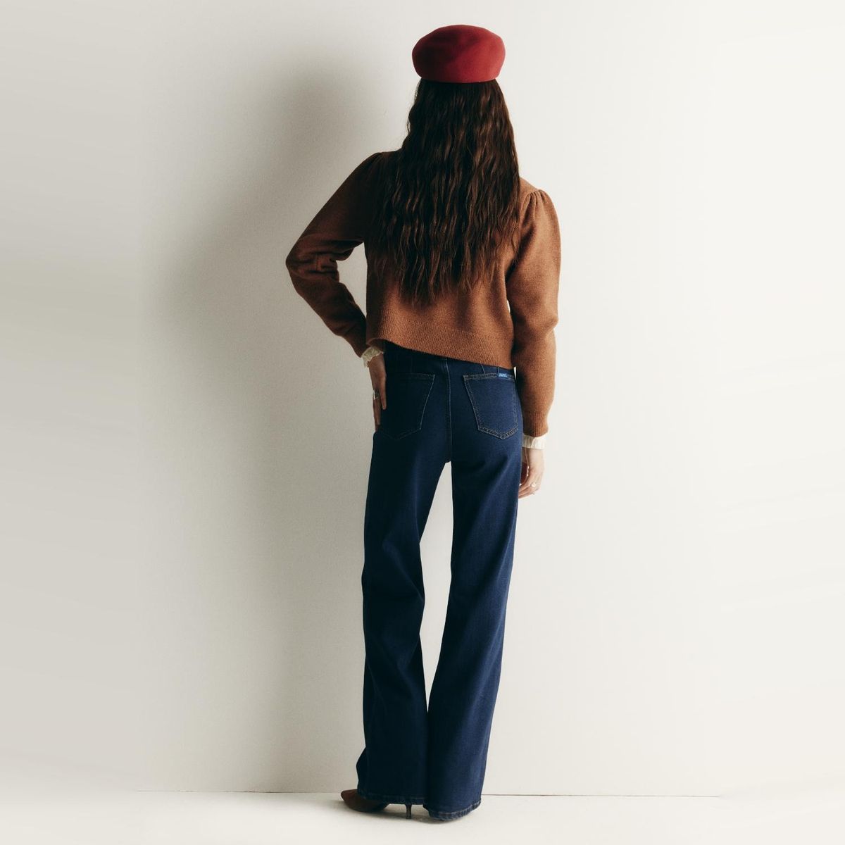 SAINTMALE - Jeans Gas Tiro Medio Mujer Saintmale