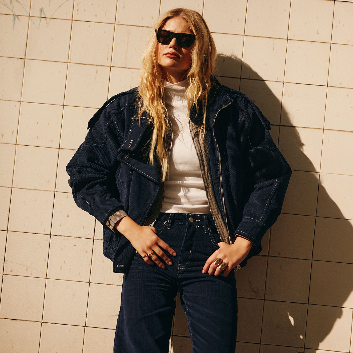 SAINTMALE Chaqueta Navy Mujer Saintmale | Falabella Chile