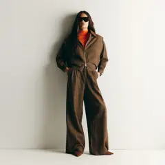 SAINTMALE - Pantalón Din Tiro Medio Mujer