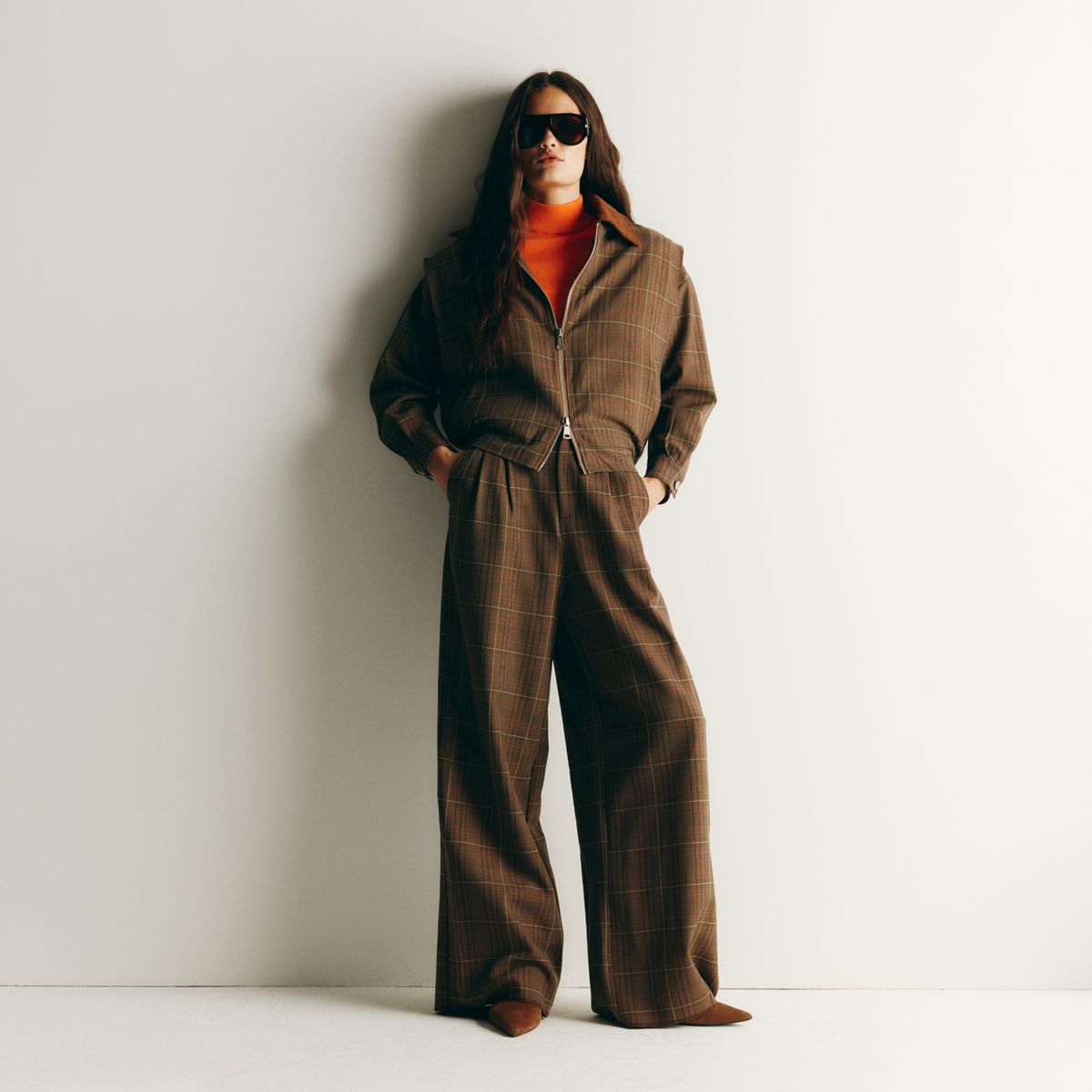 SAINTMALE - Pantalón Din Tiro Medio Mujer Saintmale