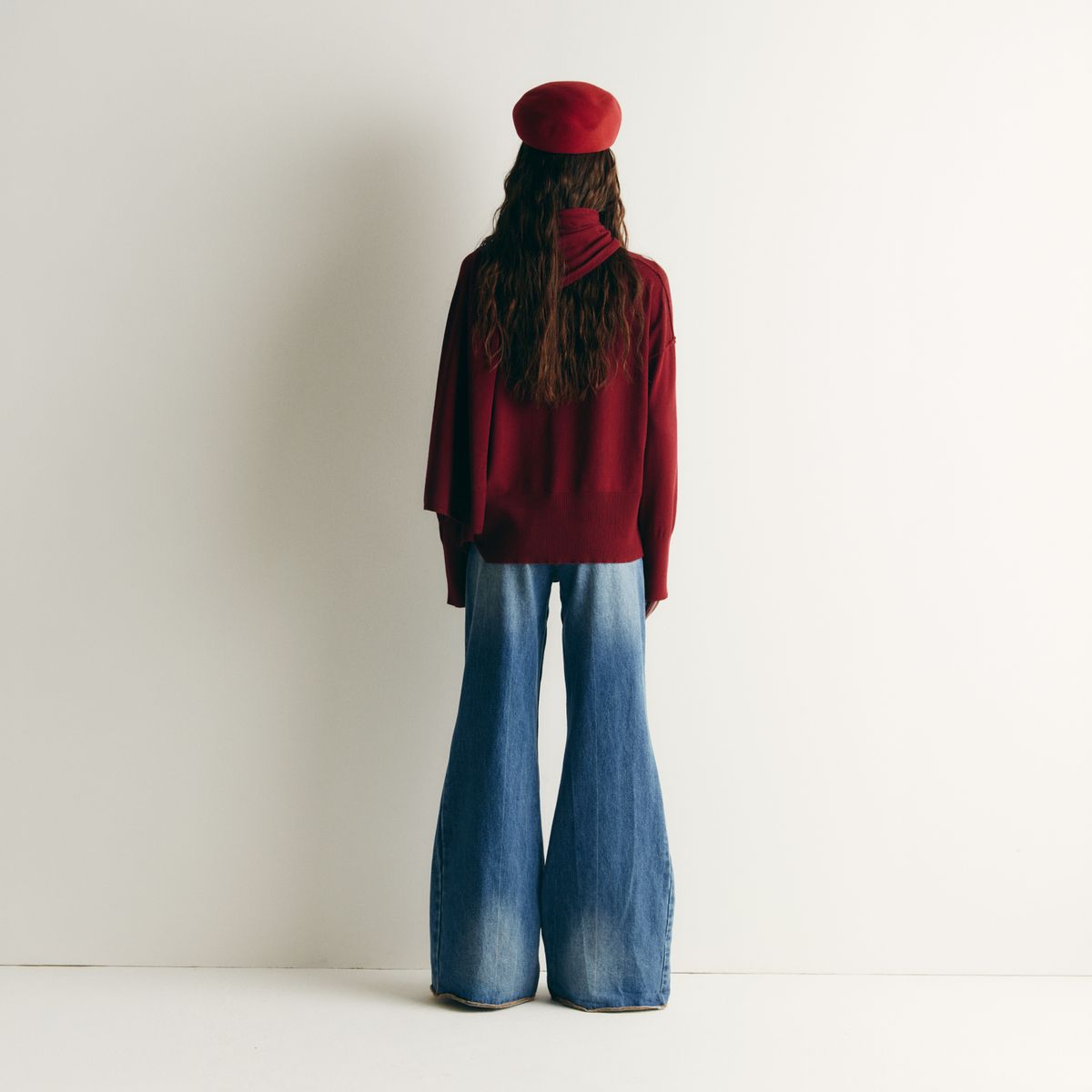 SAINTMALE - Jeans Fuel Flare Mujer Tiro Medio Saintmale