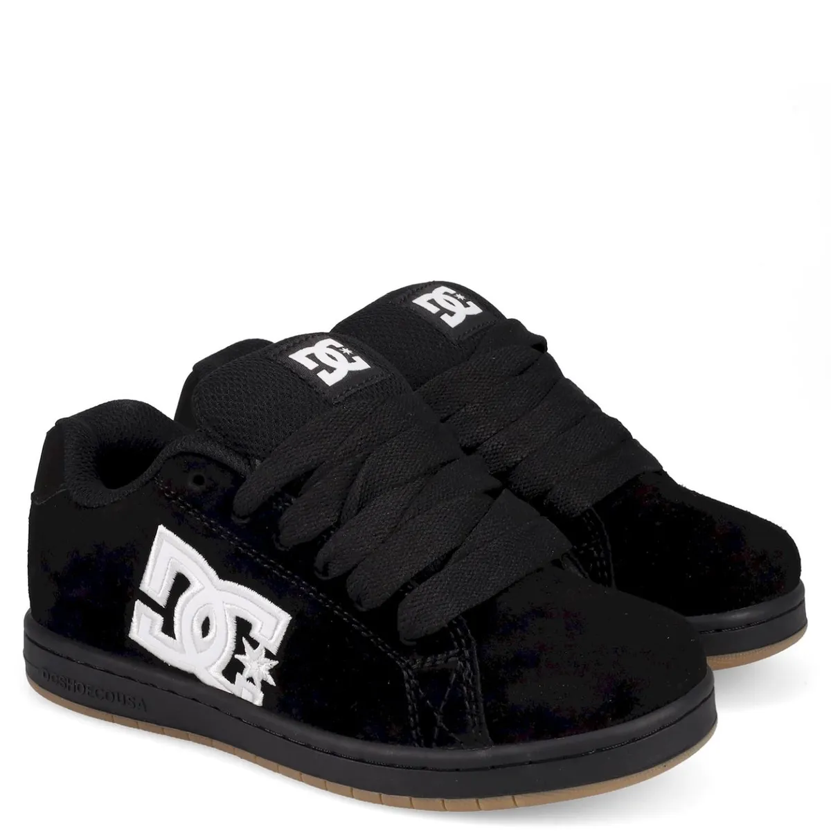 DC SHOES - Gaveler Zapatilla Urbana Niño Cuero Negro (33 A 39) DC Shoes