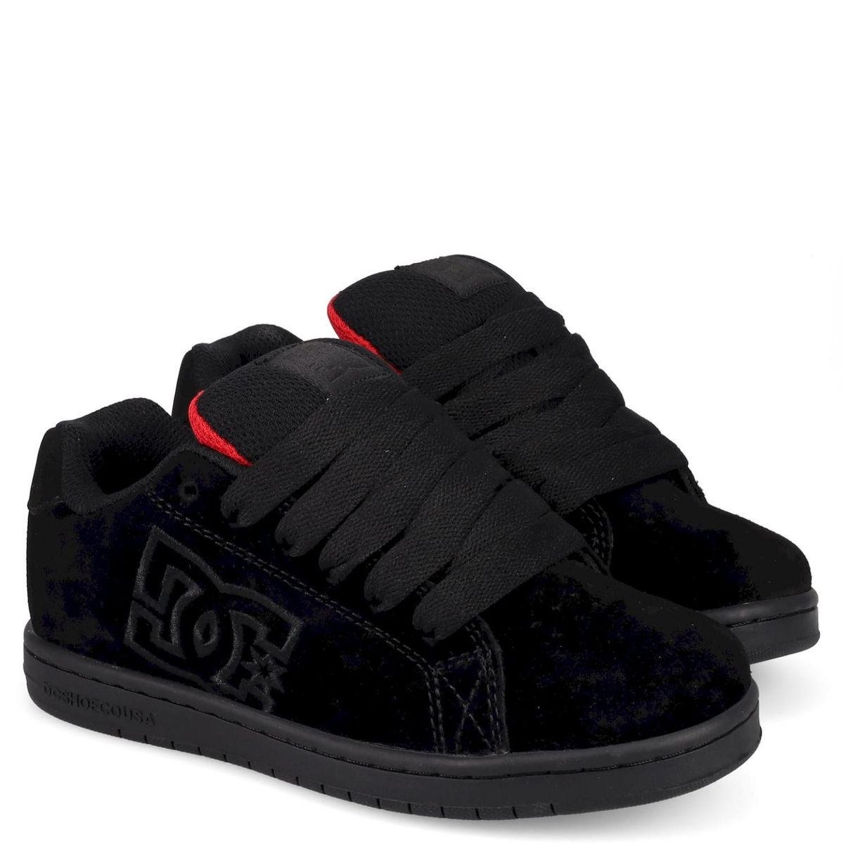 DC SHOES - Gaveler Zapatilla Urbana Niño Cuero Negro (33 A 39) DC Shoes