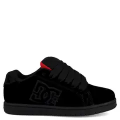DC SHOES - Gaveler Zapatilla Urbana Niño Cuero Negro (33 A 39)