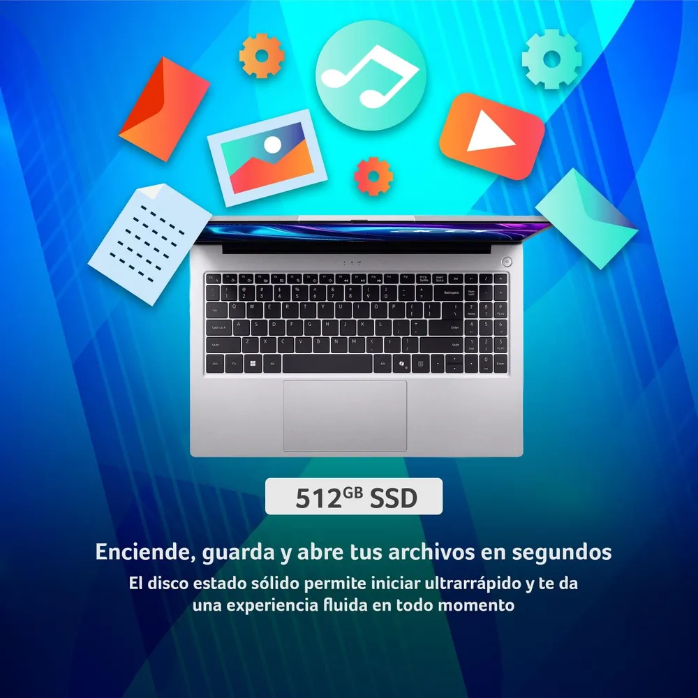 Notebook Aspire Lite AL15-41P-R5JR-2 AMD Ryzen 5 12GB RAM 512GB SSD 15.6" FHD, foto 5