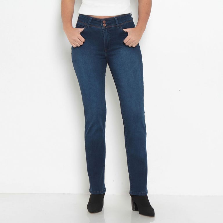 Jeans Skinny Mujer Tiro Alto