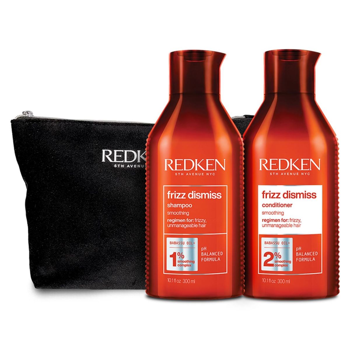 REDKEN - Set Frizz Dismiss Anti Frizz Shampoo 300ml + Acondicionador 300ml Redken