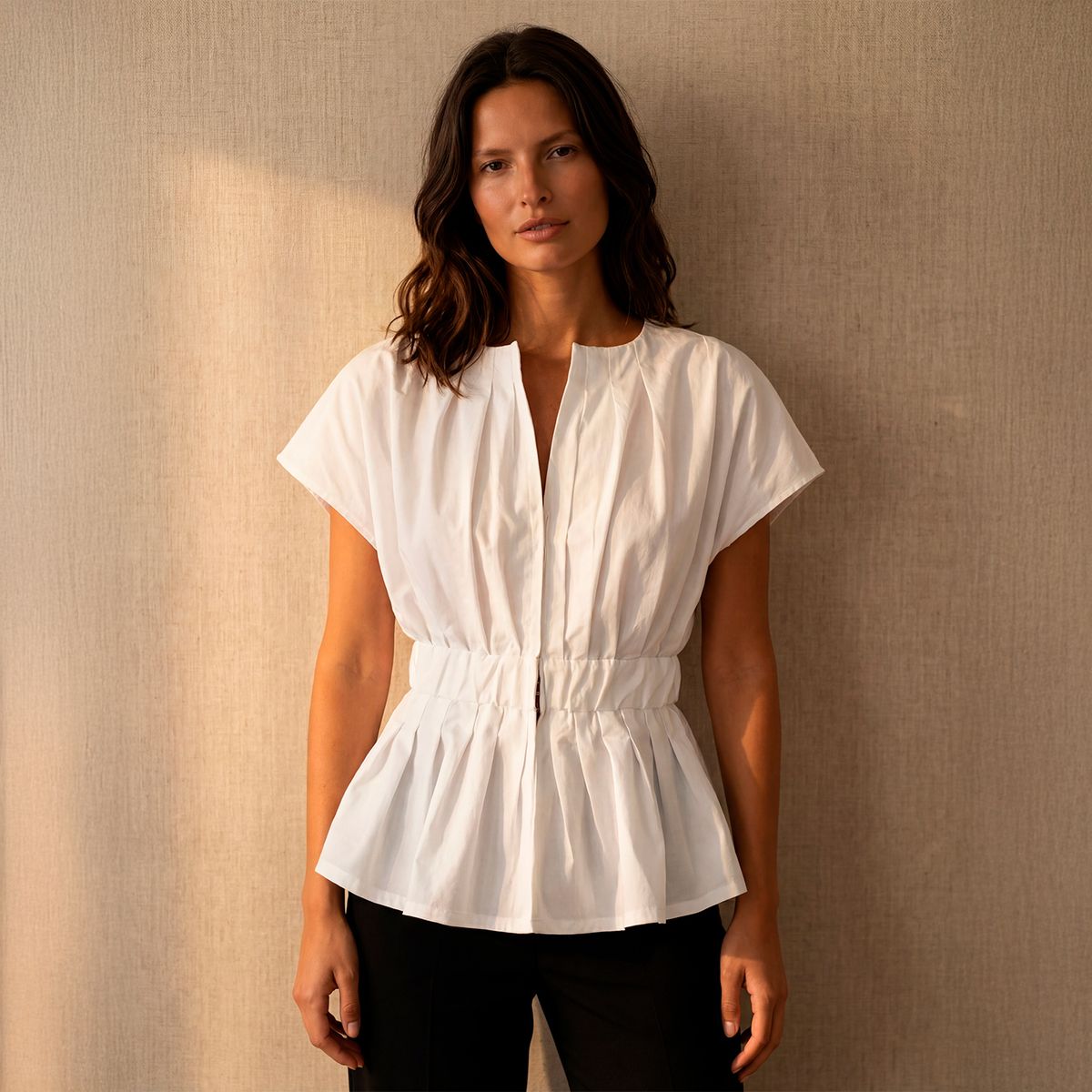 OCHI AND CO - Blusa Peplum Algodón Mujer Ochi And Co