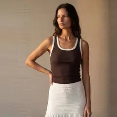 OCHI AND CO - Polera Tank Top Algodón Mujer