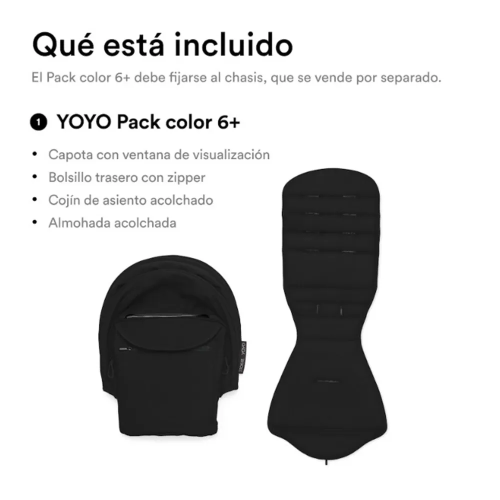 Stokke YOYO3 Asiento 6+ Negro, foto 4