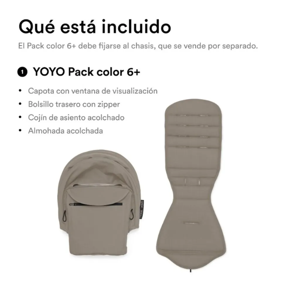 Stokke YOYO3 Asiento 6+ Taupe, foto 4