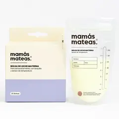 MAMAS MATEAS - Bolsa Para Leche Materna con Boquilla y Sensor de Temperatura