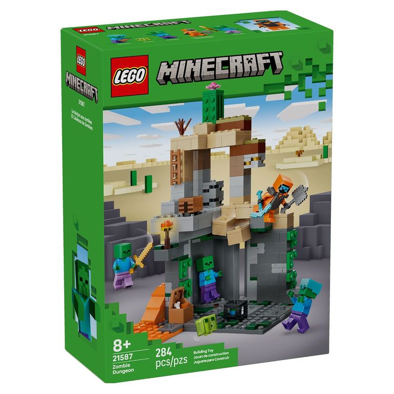 Minecraft El Calabozo De Zombies Lego