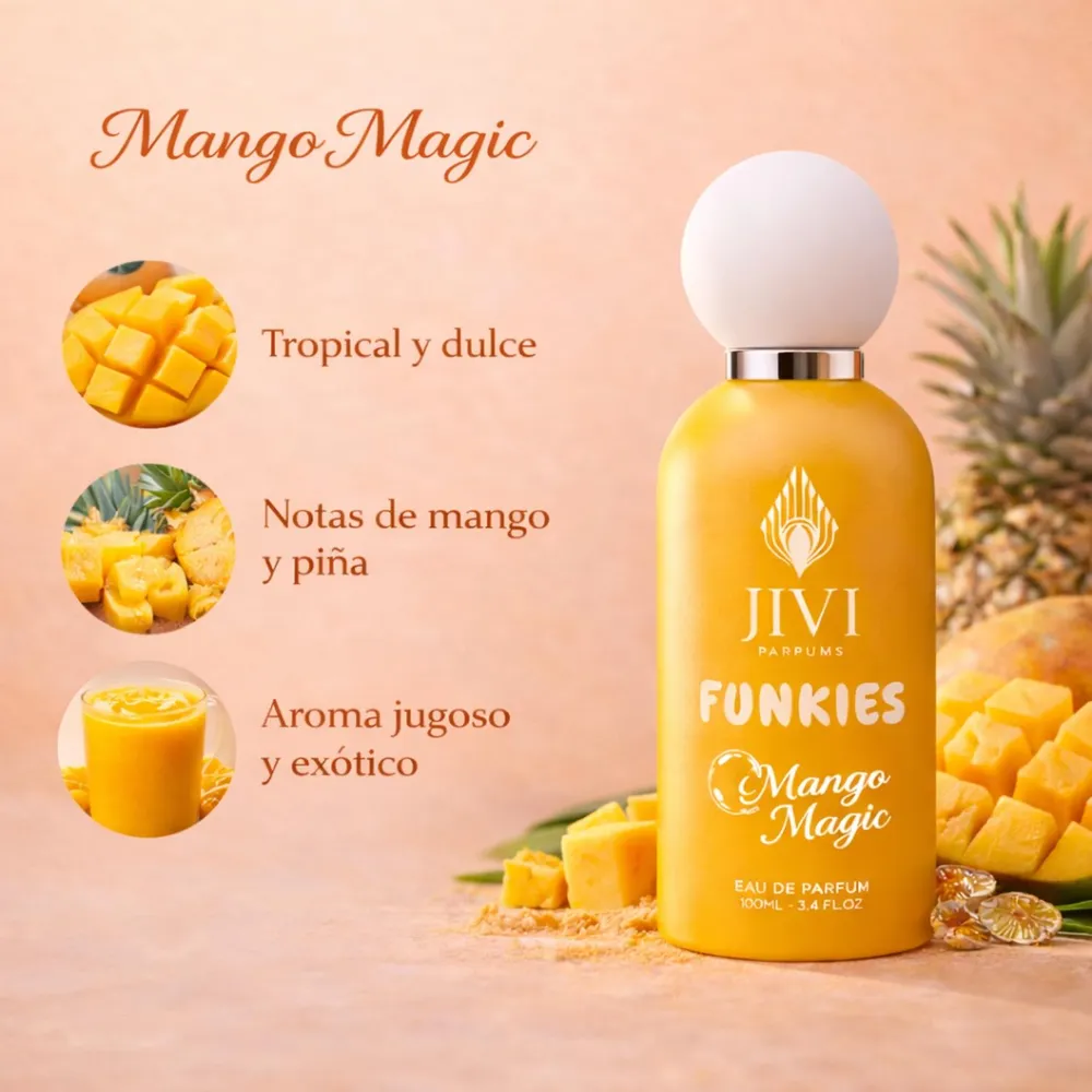 Jivi Parfums Funkies Mango Magic EDP 100 ml, foto 4