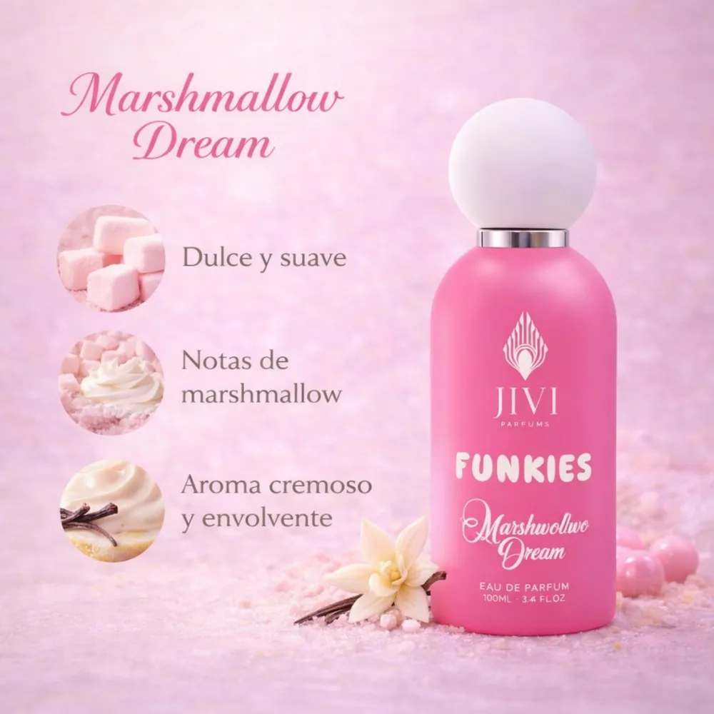 Jivi Parfums Funkies Marshmallow Dream EDP 100 ml, foto 4