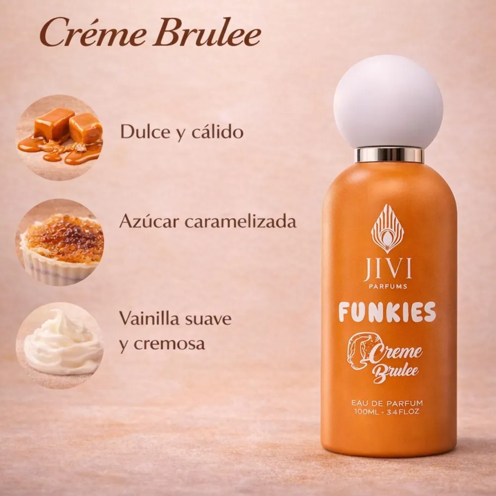 Jivi Parfums Funkies Crème Brûlée EDP 100 ml, foto 4