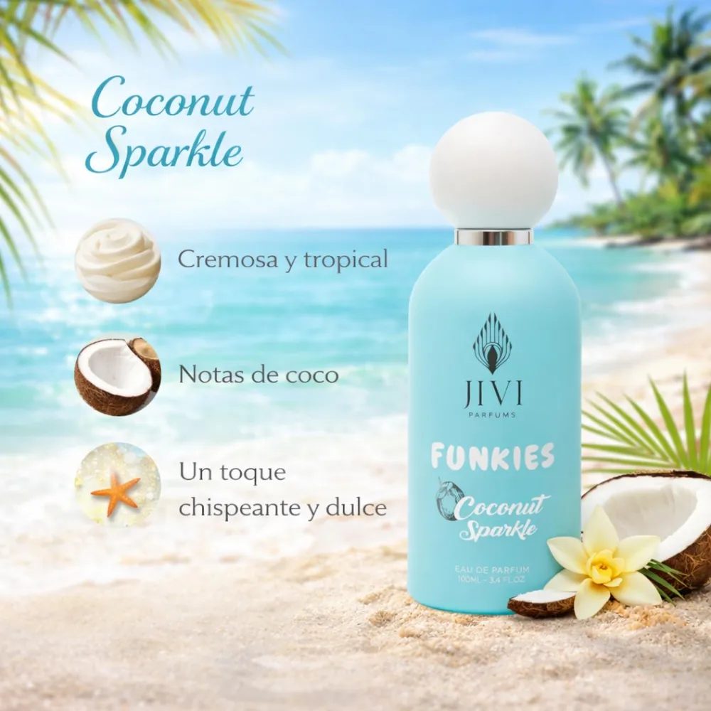 Jivi Parfums Funkies Coconut Sparkle EDP 100 ml, foto 4