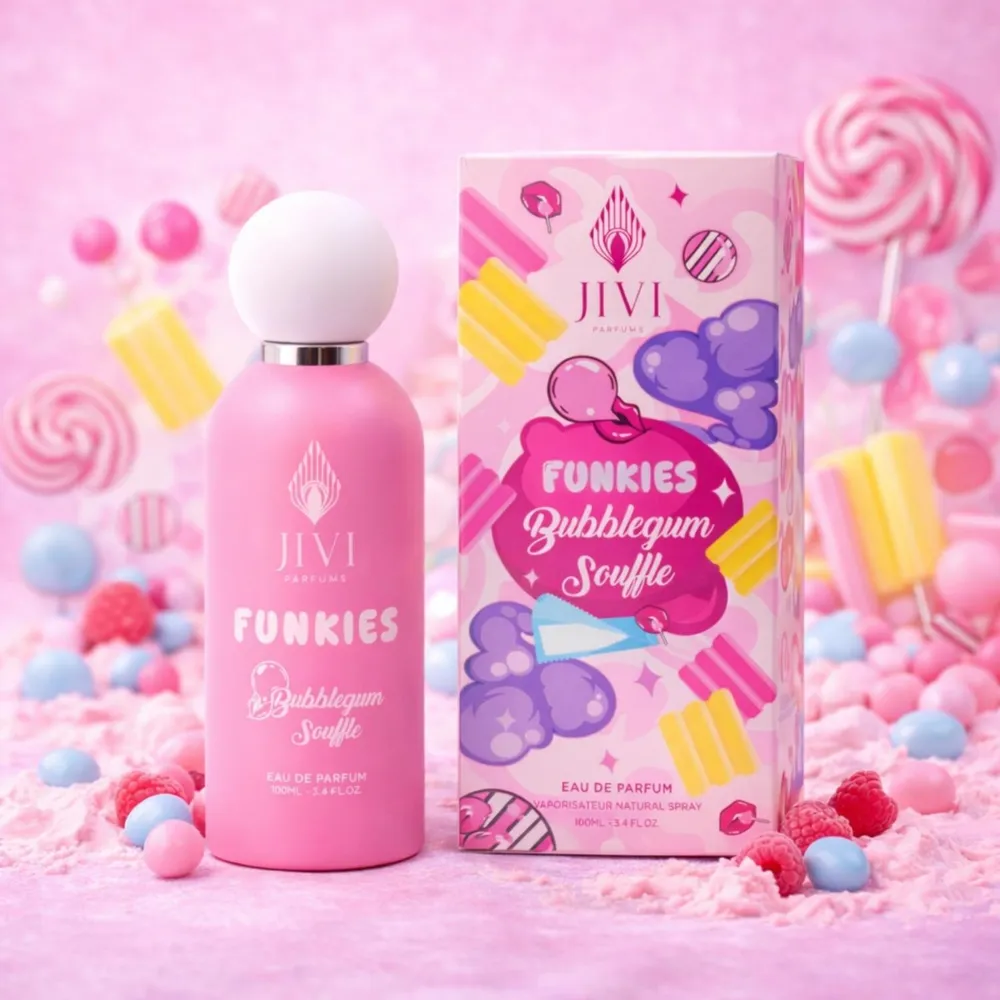 Jivi Parfums Funkies Bubblegum Soufflé EDP 100 ml, foto 5