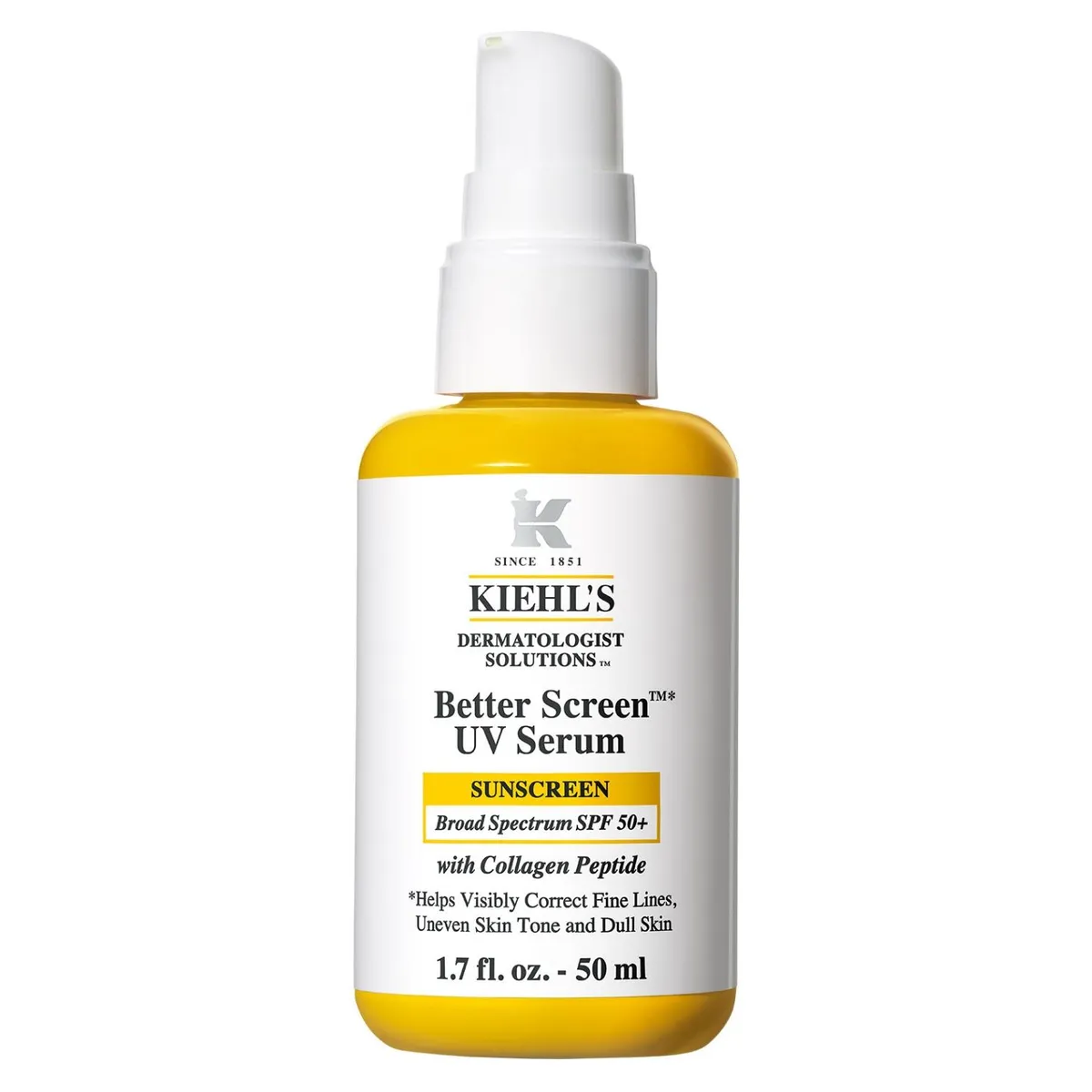 KIEHLS - Better Screen™ UV Serum SPF 50+ Facial Sunscreen with Collagen Peptide 50 ml Kiehls