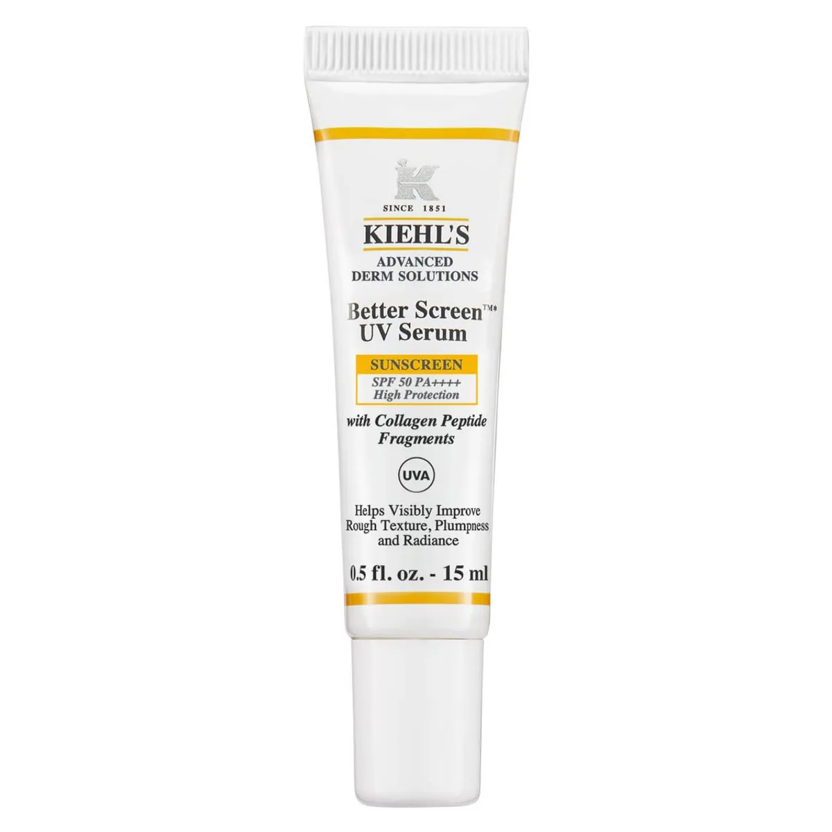 KIEHLS - Better Screen™ UV Serum SPF 50+ Facial Sunscreen with Collagen Peptide 15 ml Kiehls