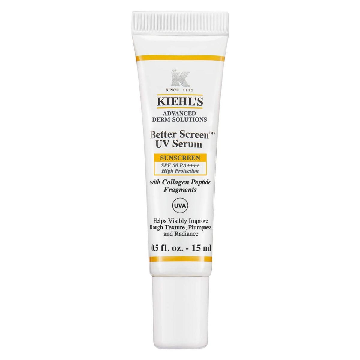 KIEHLS - Better Screen™ UV Serum SPF 50+ Facial Sunscreen with Collagen Peptide 15 ml Kiehls