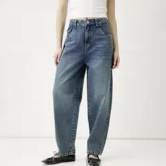 SYBILLA - Jeans Balloon Tiro Medio Mujer