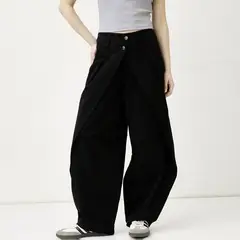 SYBILLA - Jeans Balloon Tiro Medio Mujer