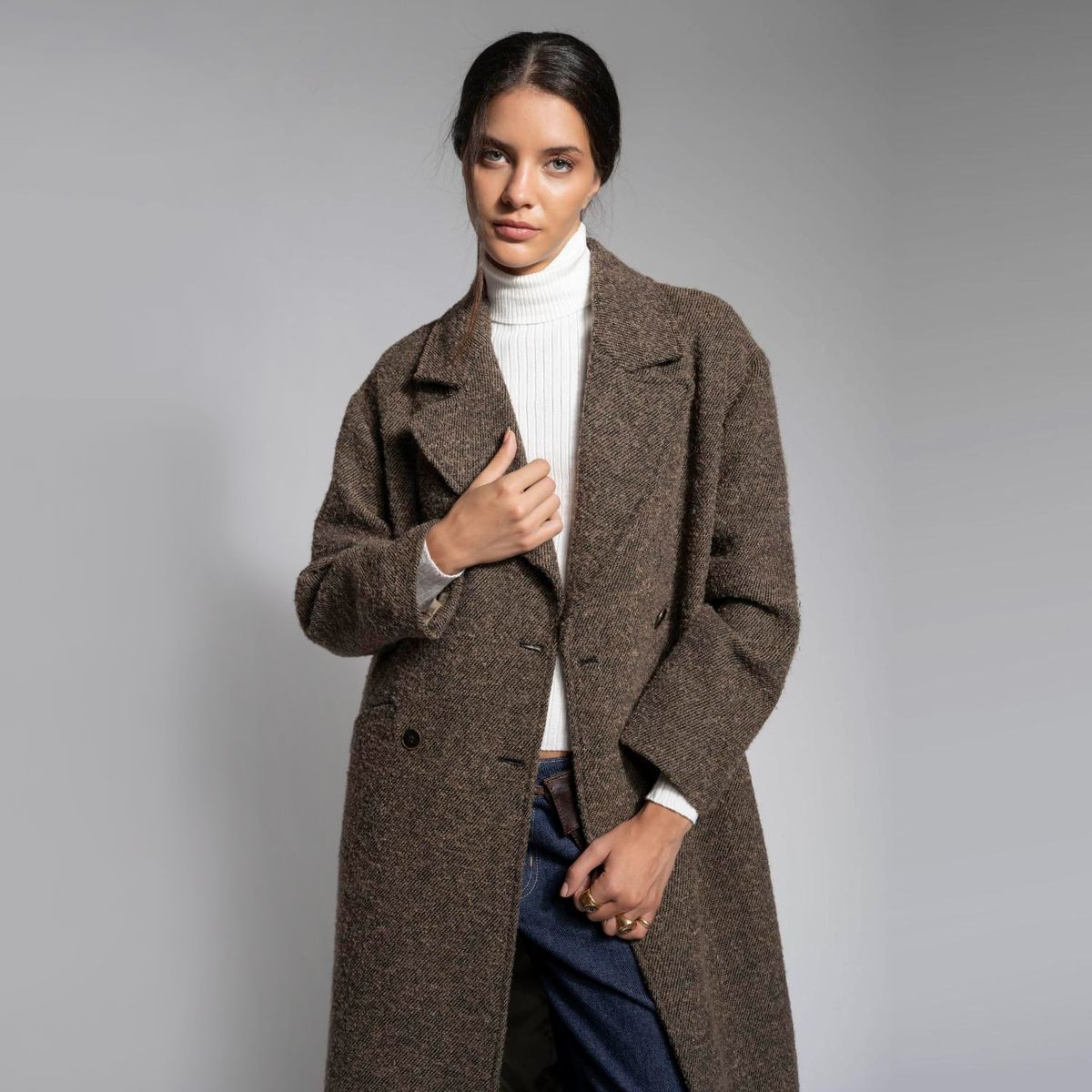LOLITA LPK - Abrigo Florence Lana Café Mujer Lolita Lpk