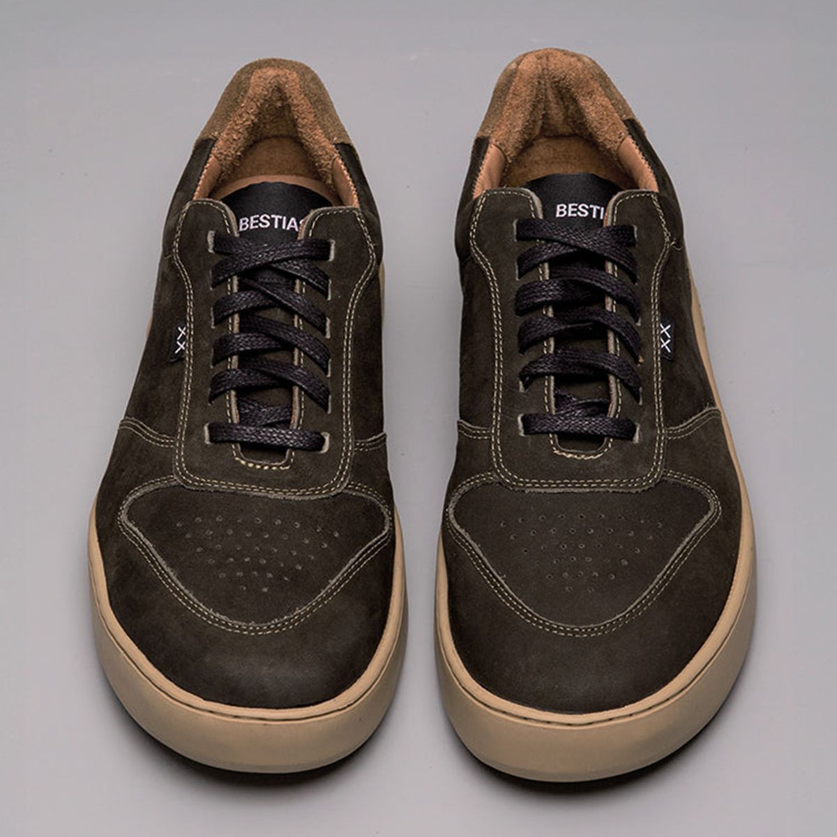 BESTIAS - Zapato Casual Hombre Verde Bestias