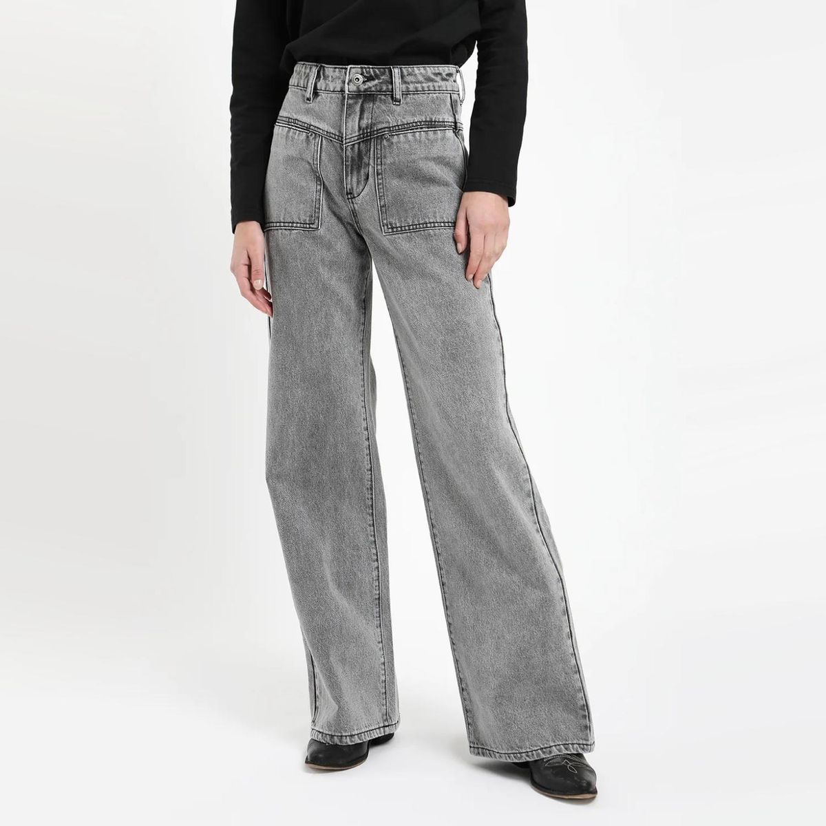 FROENS - Jeans Straight Mujer Froens