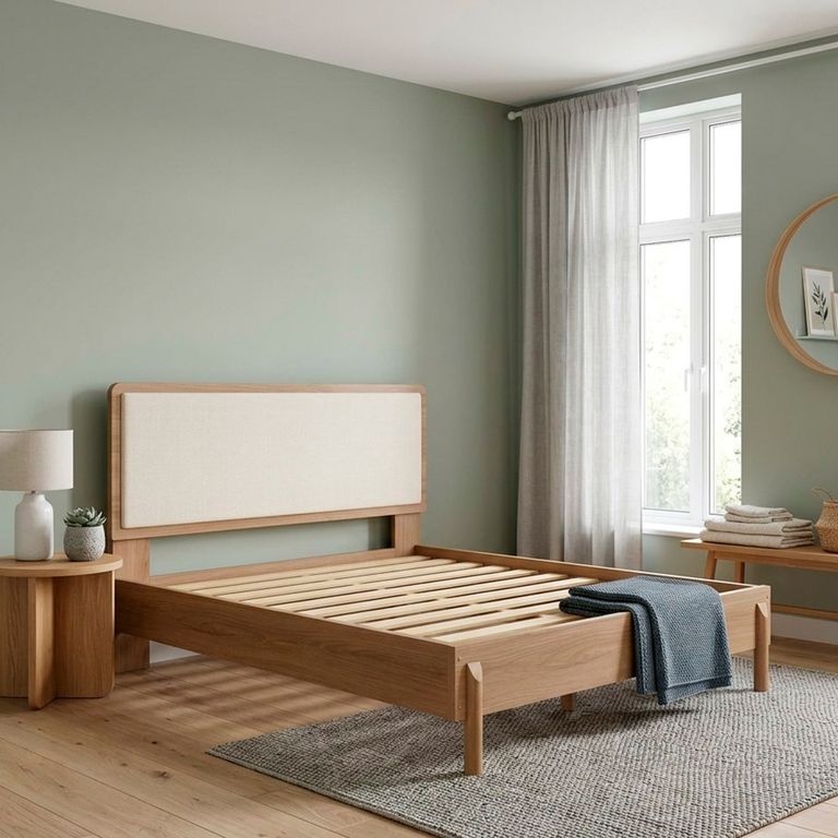 DECOCASA Cama Oslo 2 Plazas Natural 27051