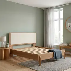 DECOCASA - Cama Oslo 2 Plazas Natural 27051