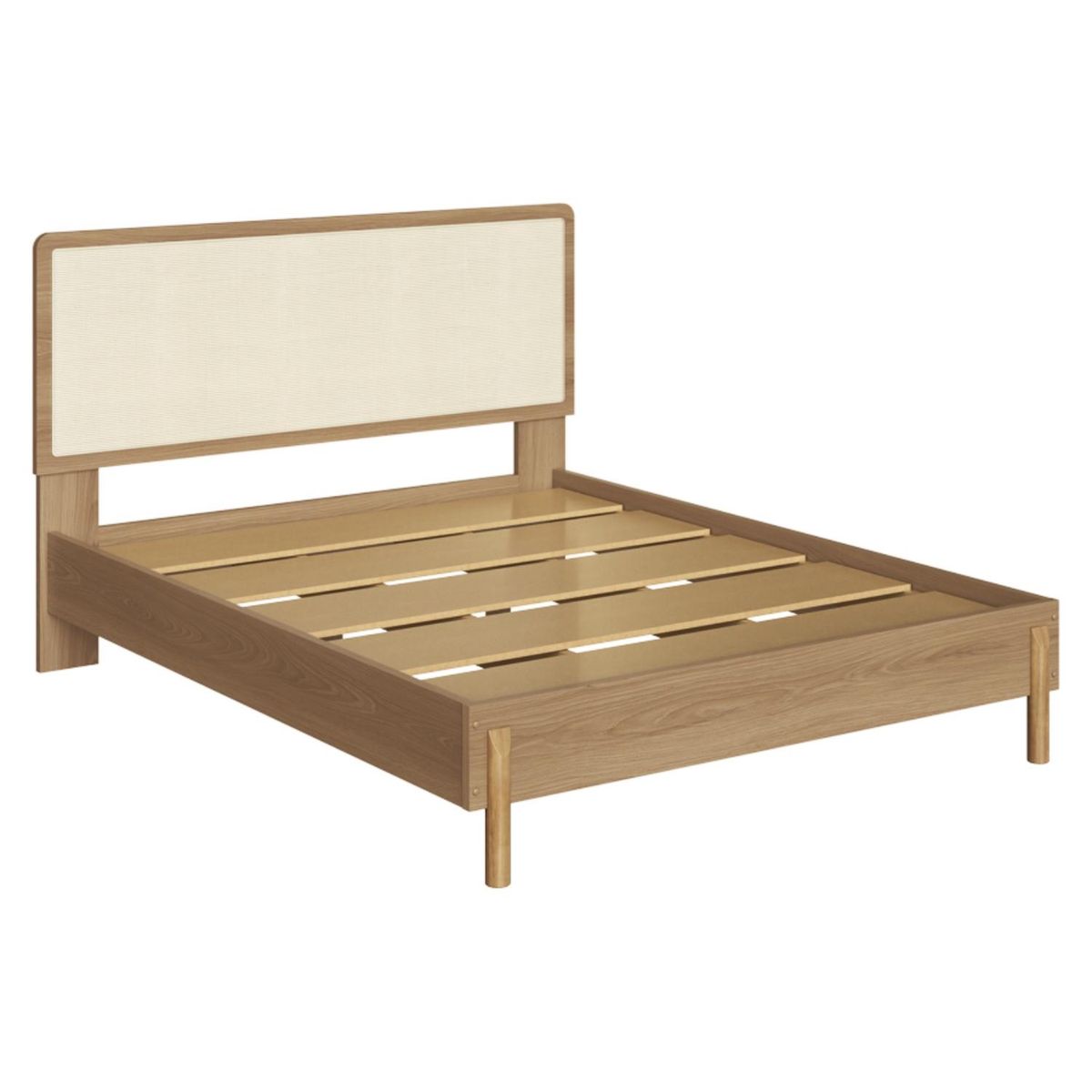 DECOCASA - Cama Oslo 2 Plazas + 2 Veladores 27933 Decocasa