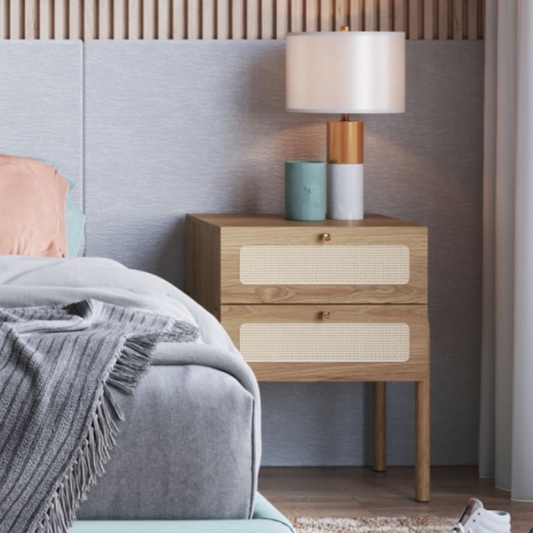 DECOCASA Velador Oslo 27933E Natural