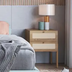 DECOCASA - Velador Oslo 27933E Natural