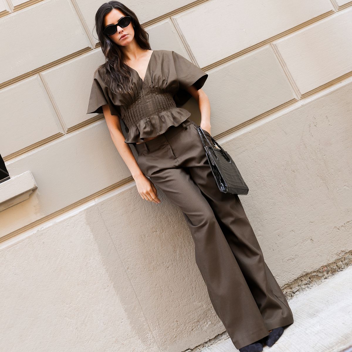 MARINA MIA - Pantalón Elena Tiro Medio Mujer Marina Mia