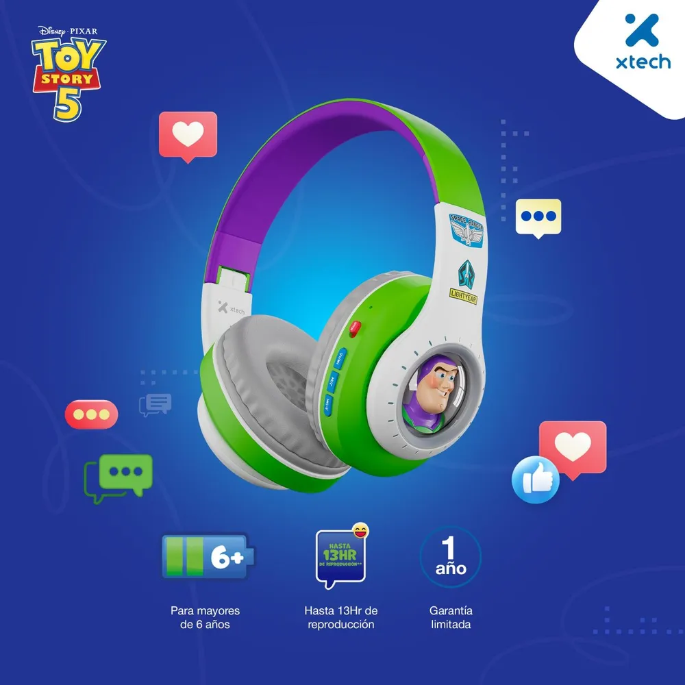 Xtech Toy Story On-Ear Buzz, foto 8