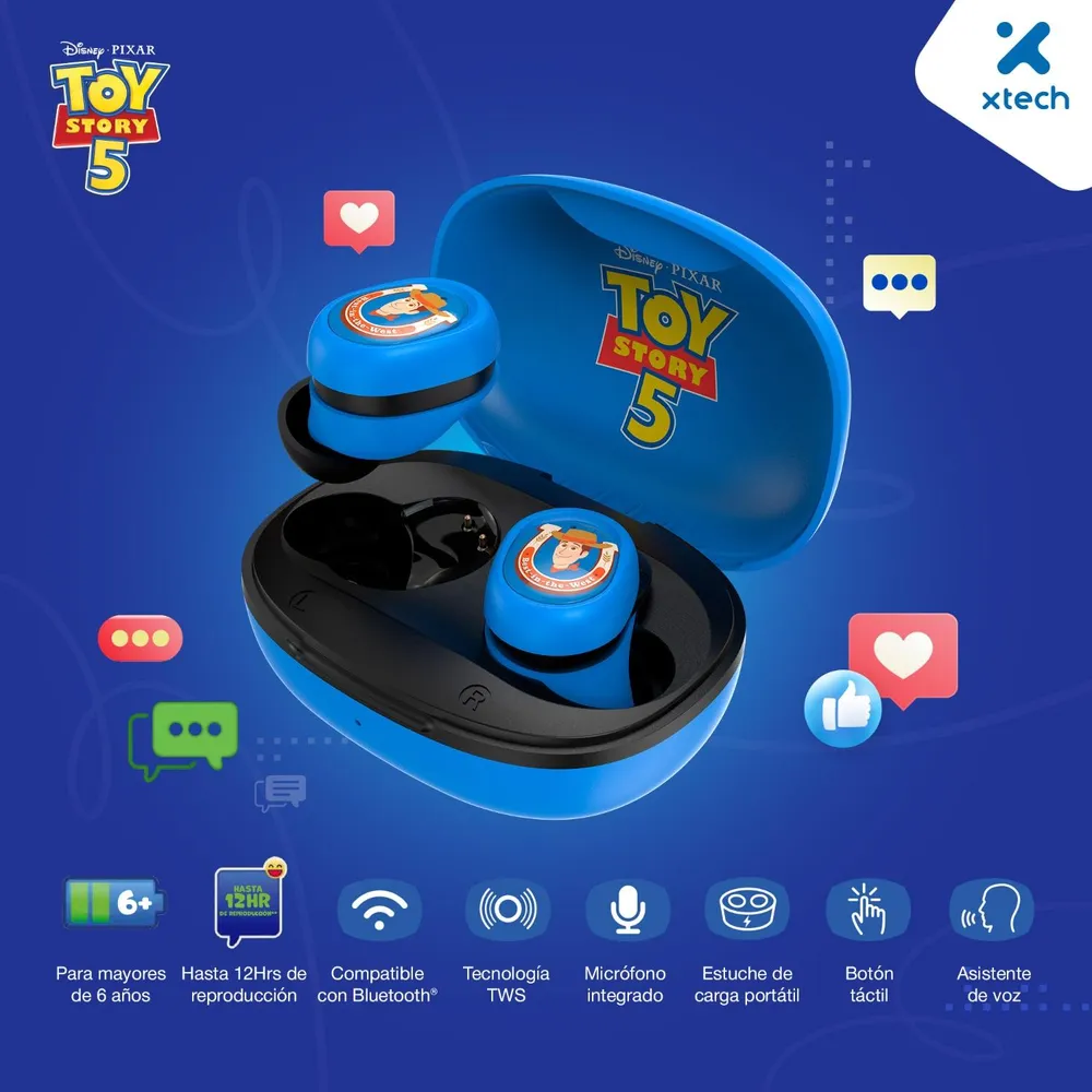 Xtech Toy Story TWS Woody Azul, foto 8