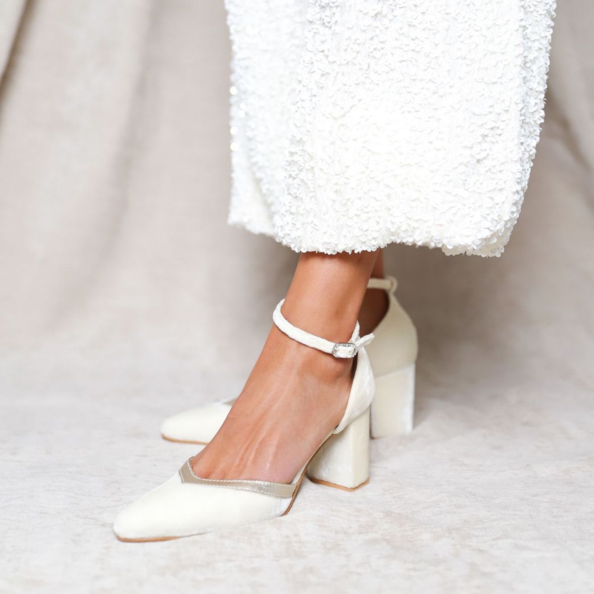 ALBA Y ADELA - Zapato Formal 7cm Mujer Blanco Alba Y Adela