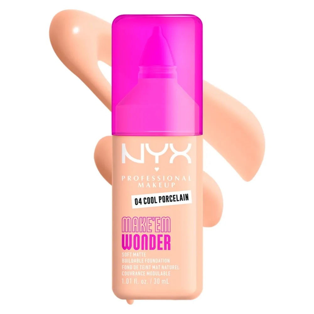 Nyx Professional Makeup Make 'Em Wonder Foundation 04 Cool Porcelain, foto 5