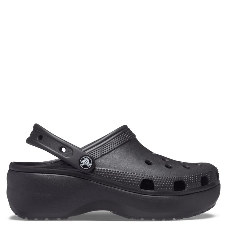 CROCS Zueco Classic Platform Mujer Negro